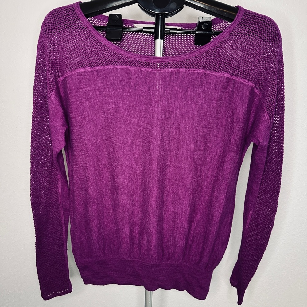 Purple Knit athleta Sweater‎